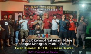 Tim BUSER KELAMBIT Satreskrim Polres Bangka Berhasil Mengamankan 1 Pelaku Pencurian Disertai Curat Tim BUSER KELAMBIT Satreskrim Polres Bangka Berhasil Mengamankan 1 Pelaku Pencurian Disertai Curat