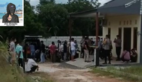 Meiling/Yulia (38) Tahun ditemukan Dalam Kondisi Meninggal Di Dalam Rumahnya Di Jalan Taib Kel.Dul Kec.Pangkalanbaru Kab.Bangka Tengah