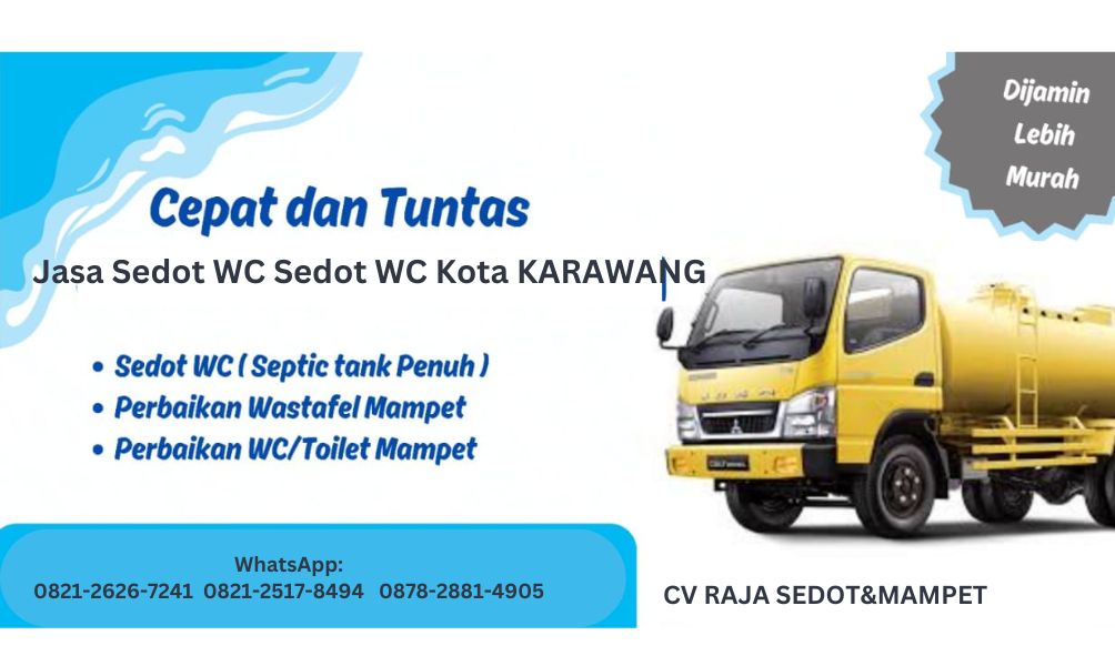 Jasa Sedot WC Kota KARAWANG 0821-2626-7241